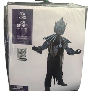 Sea King Kids Costume Child Medium 8-10